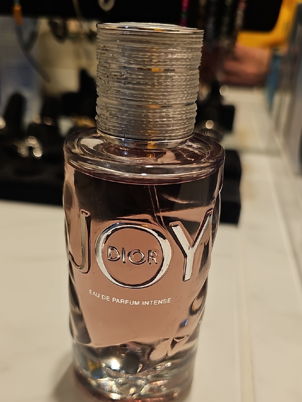 Dior JOY Eau de Parfum Intense — Blush Pink Glass Bottle